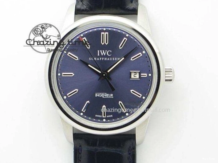 MIROTIME 0118 Pilot Chrono SS AZF 1:1 Best Edition Black Dial Orange Markers on Brown Leather Strap A EasyCare 7065